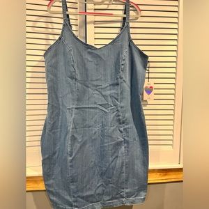 Denim mini dress. Plus 3XL. NWT.
